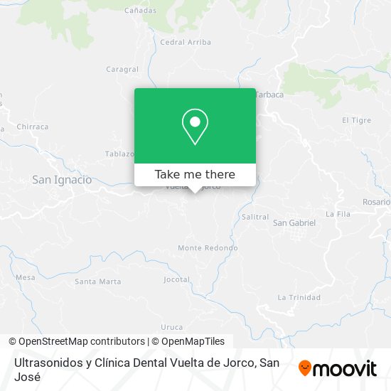 Mapa de Ultrasonidos y Clínica Dental Vuelta de Jorco