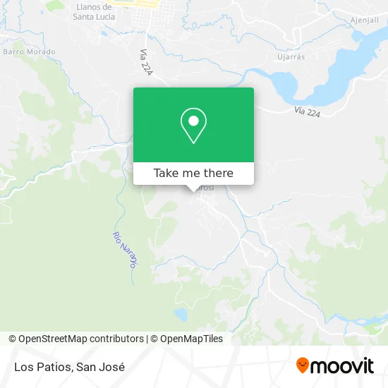 Los Patios map
