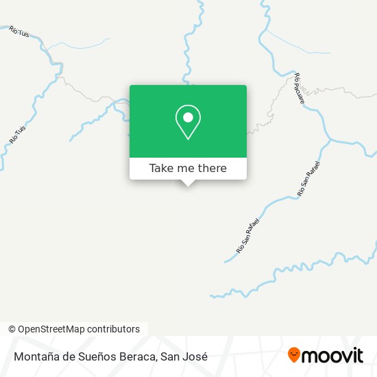 Mapa de Montaña de Sueños Beraca