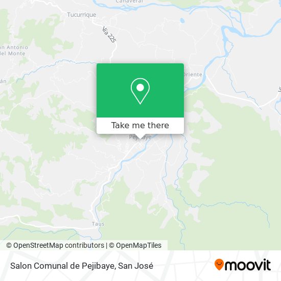 Salon Comunal de Pejibaye map