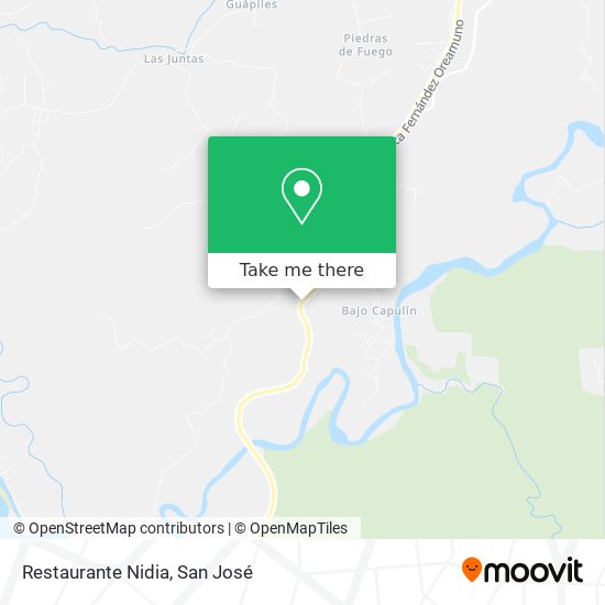 Mapa de Restaurante Nidia