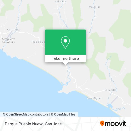 Mapa de Parque Pueblo Nuevo