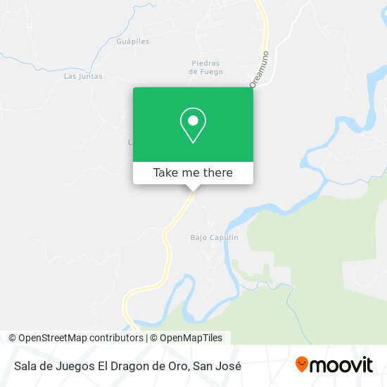 Mapa de Sala de Juegos El Dragon de Oro