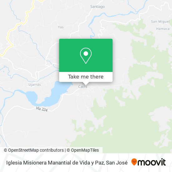 Iglesia Misionera Manantial de Vida y Paz map