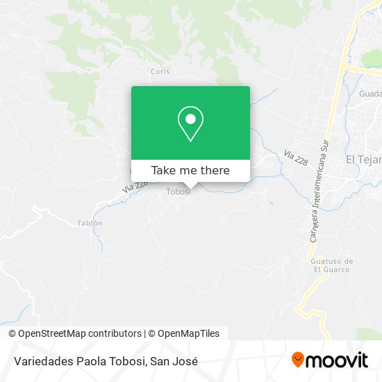 Variedades Paola Tobosi map