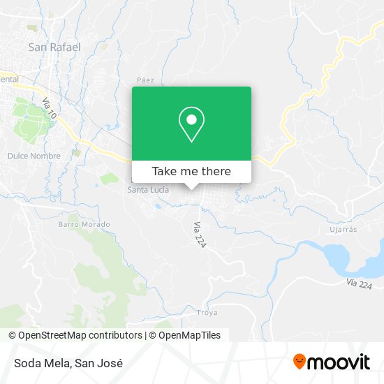 Soda Mela map