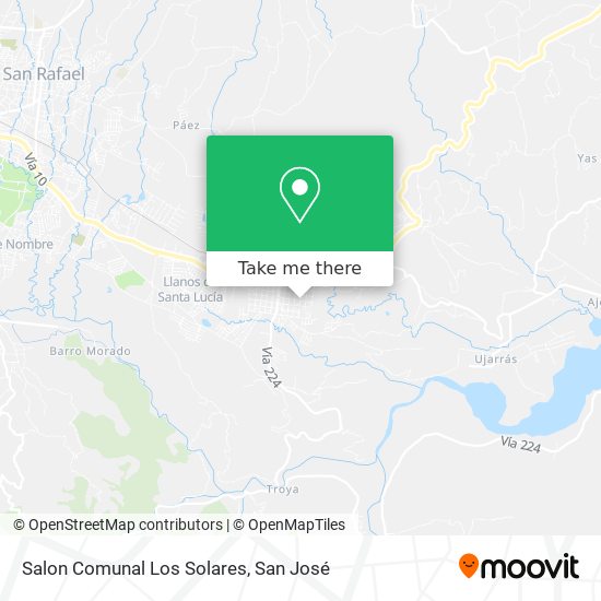 Salon Comunal Los Solares map