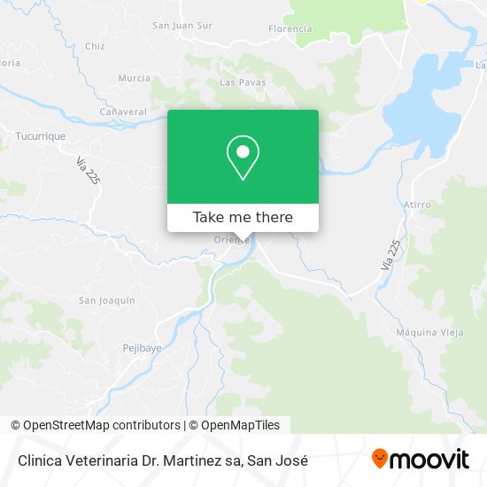 Mapa de Clinica Veterinaria Dr. Martinez sa