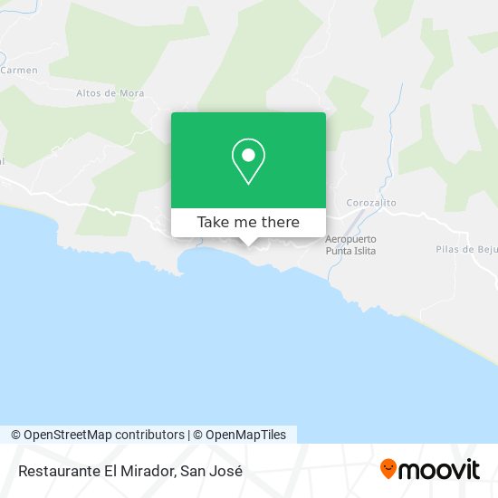 Restaurante El Mirador map