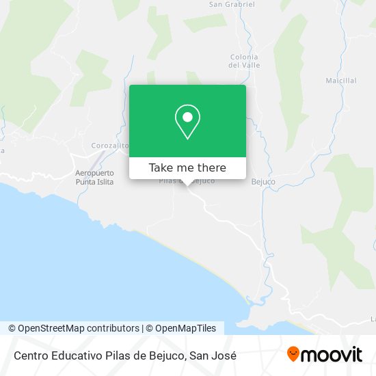 Centro Educativo Pilas de Bejuco map