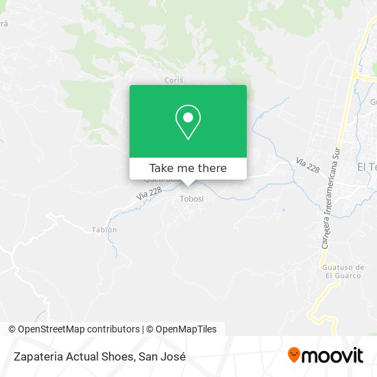 Zapateria Actual Shoes map