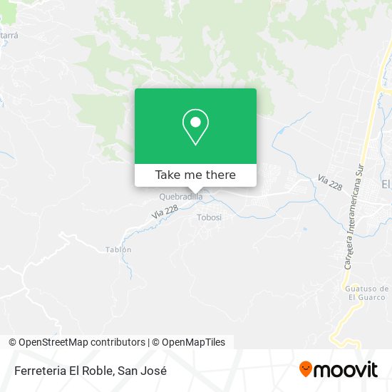 Mapa de Ferreteria El Roble