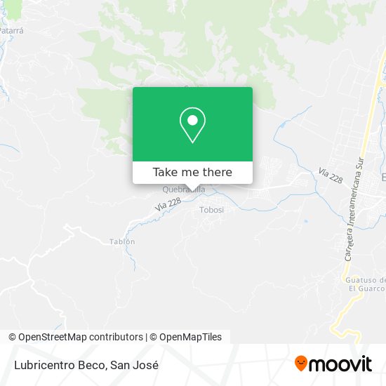 Mapa de Lubricentro Beco
