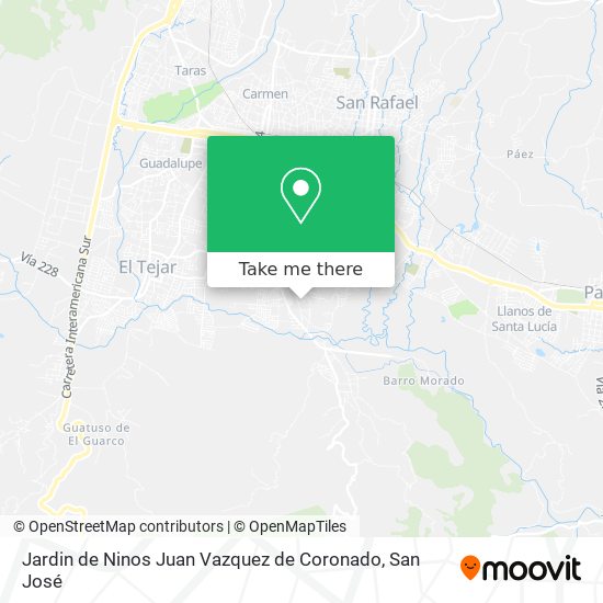 Jardin de Ninos Juan Vazquez de Coronado map