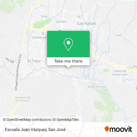 Escuela Juan Vázquez map