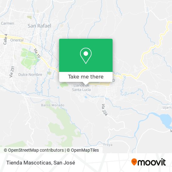 Tienda Mascoticas map