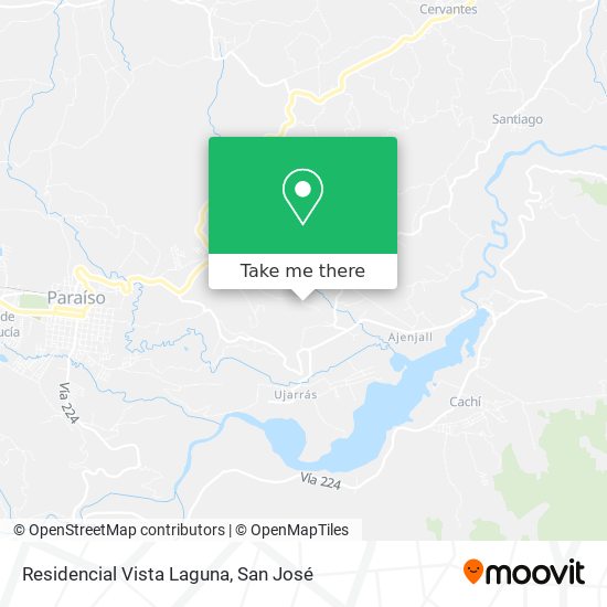 Residencial Vista Laguna map