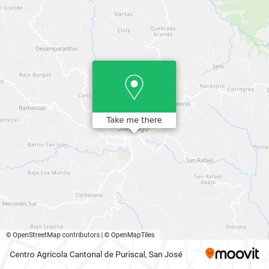 Centro Agricola Cantonal de Puriscal map