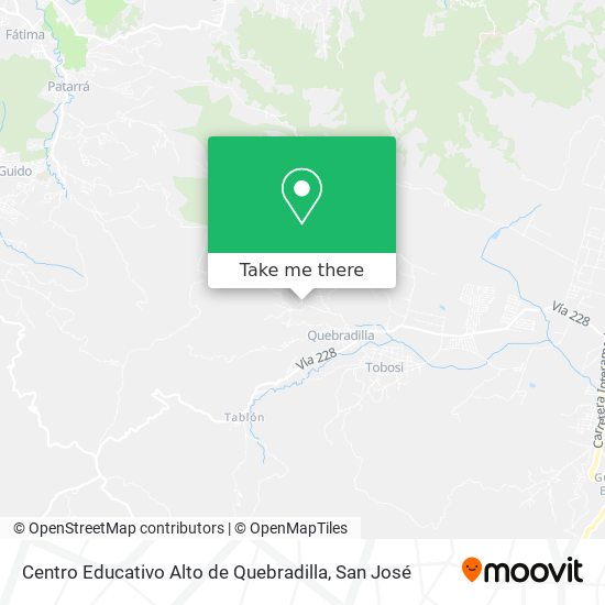 Centro Educativo Alto de Quebradilla map
