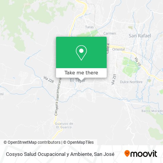 Cosyso Salud Ocupacional y Ambiente map