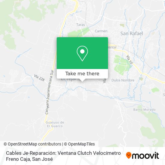 Cables Je-Reparación: Ventana Clutch Velocímetro Freno Caja map