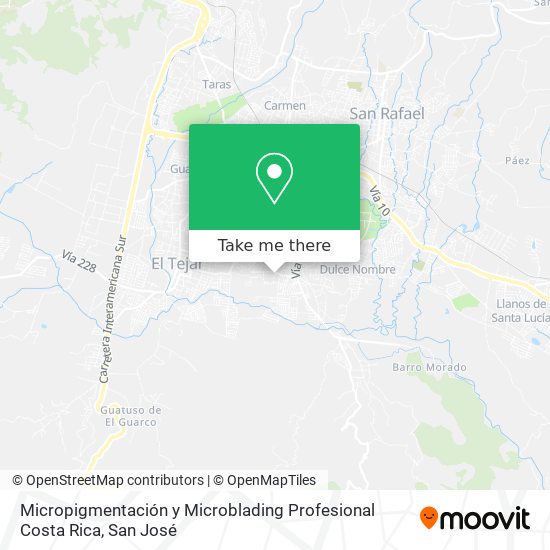 Micropigmentación y Microblading Profesional Costa Rica map