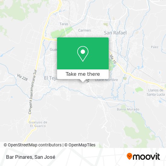 Bar Pinares map