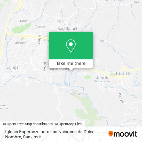 Iglesia Esperanza para Las Naciones de Dulce Nombre map