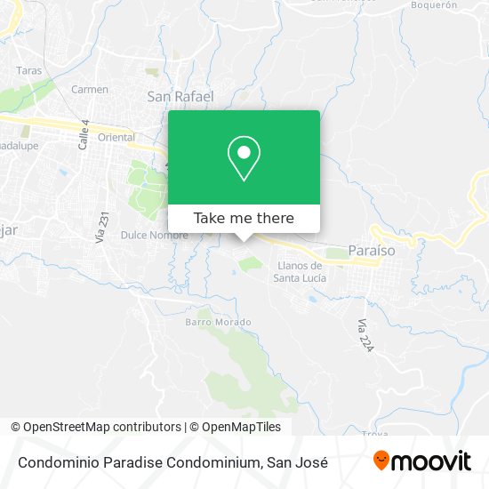 Condominio Paradise Condominium map