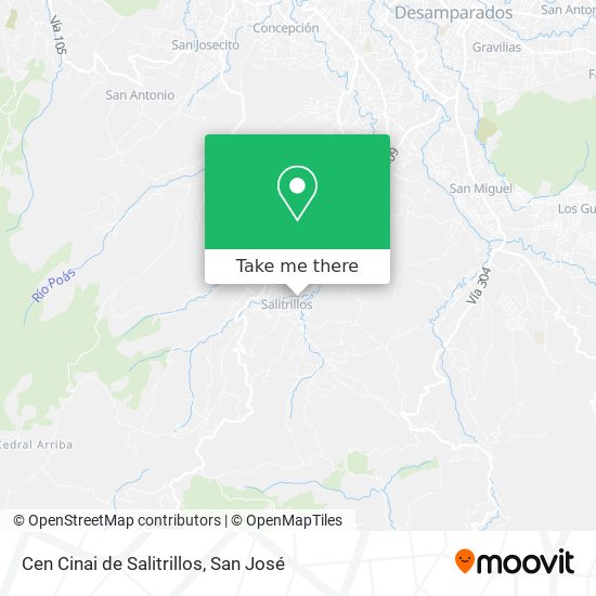 Cen Cinai de Salitrillos map