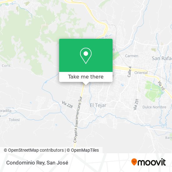 Condominio Rey map