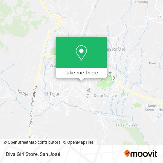 Diva Girl Store map