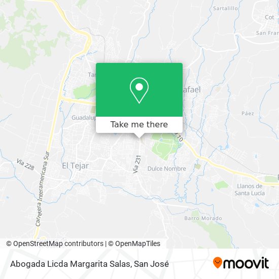 Abogada Licda Margarita Salas map