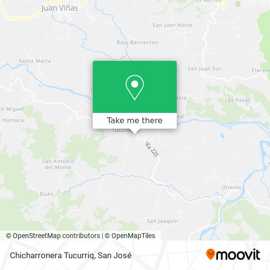 Chicharronera Tucurriq map