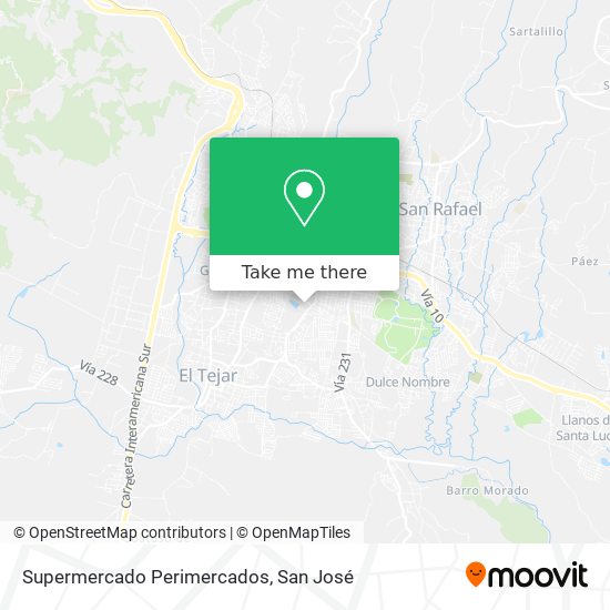 Supermercado Perimercados map