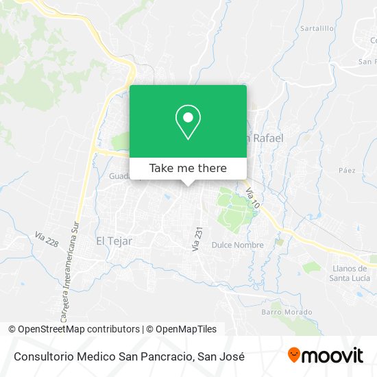 Consultorio Medico San Pancracio map