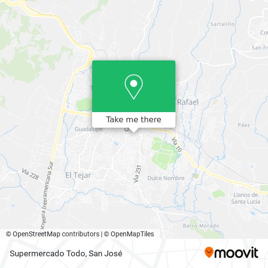 Supermercado Todo map