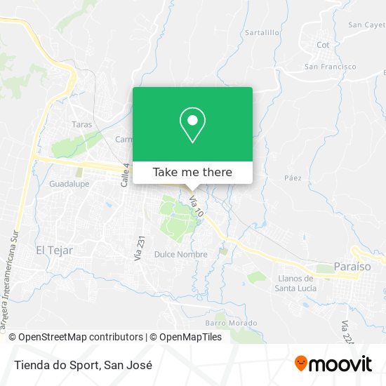 Tienda do Sport map