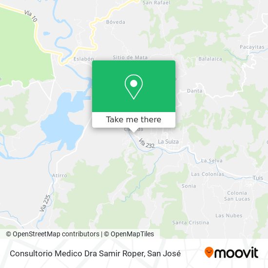 Mapa de Consultorio Medico Dra Samir Roper
