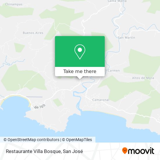 Restaurante Villa Bosque map