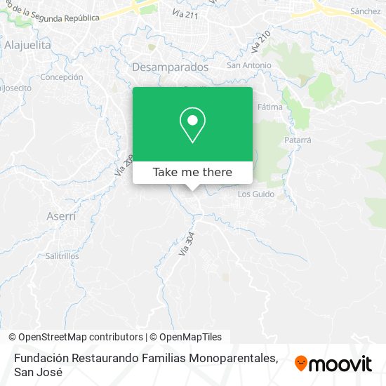 Fundación Restaurando Familias Monoparentales map