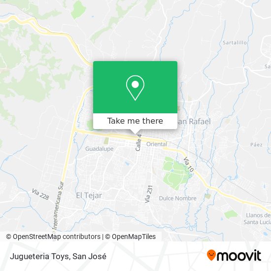 Jugueteria Toys map