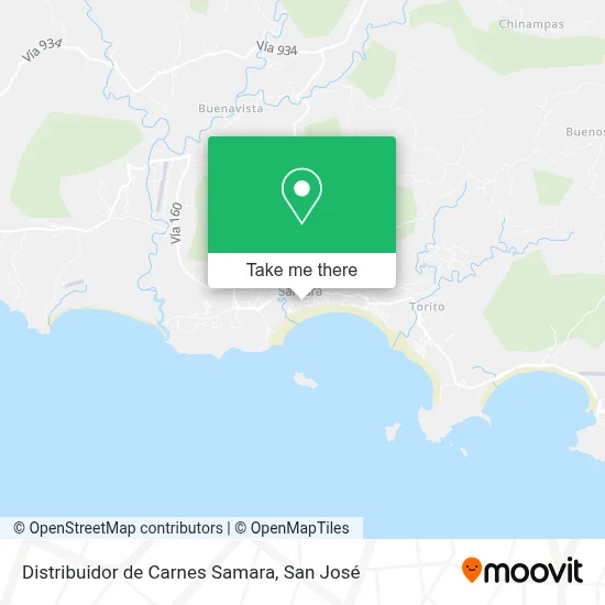 Distribuidor de Carnes Samara map