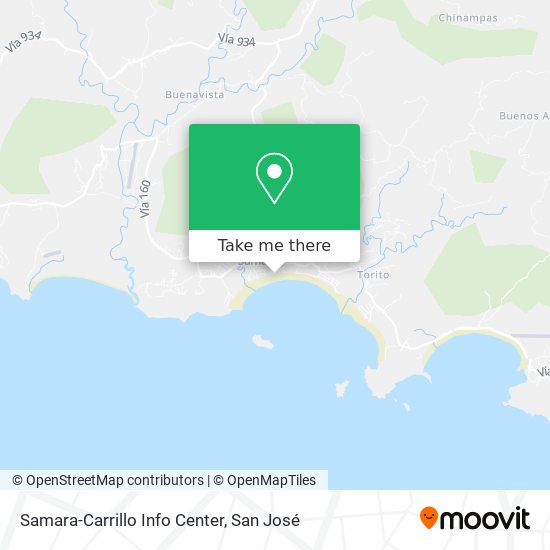 Samara-Carrillo Info Center map