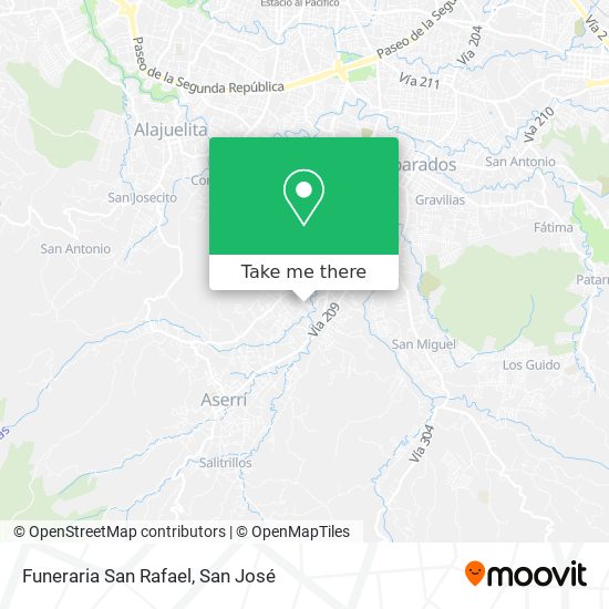 Funeraria San Rafael map