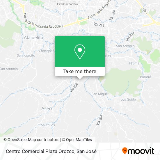Centro Comercial Plaza Orozco map