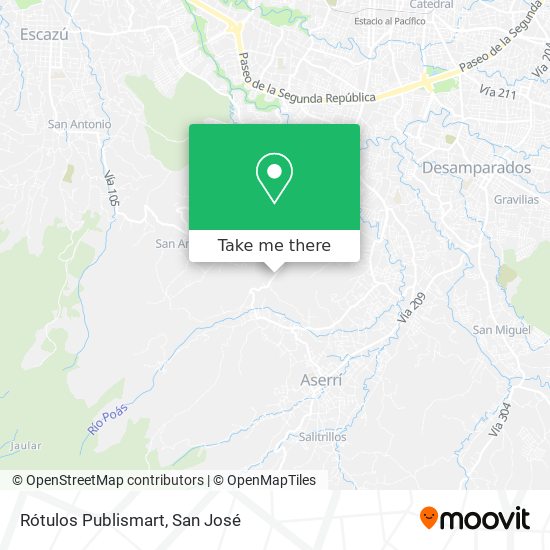 Rótulos Publismart map