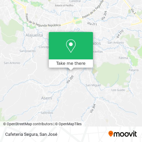 Cafeteria Segura map