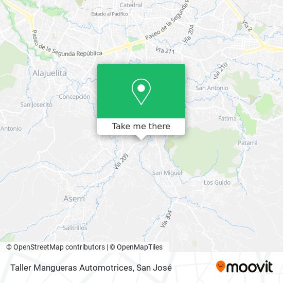 Taller Mangueras Automotrices map