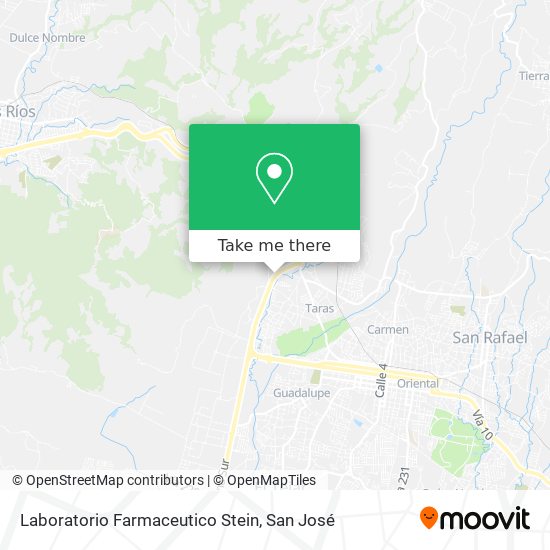 Laboratorio Farmaceutico Stein map
